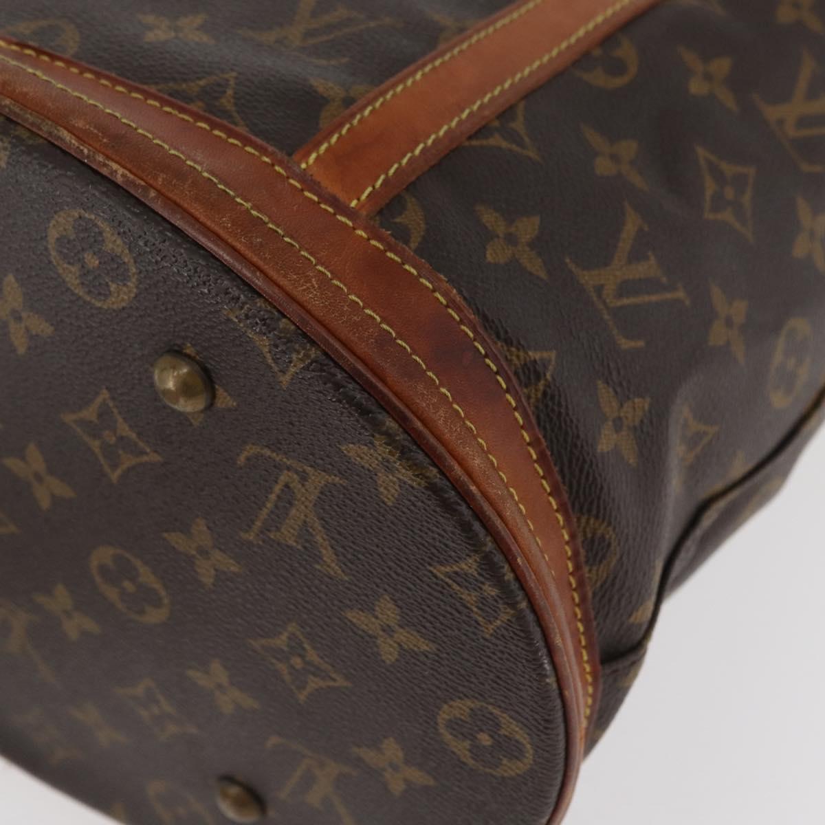 LOUIS VUITTON Monogram Bucket GM Shoulder Bag M42236 LV Auth 180877