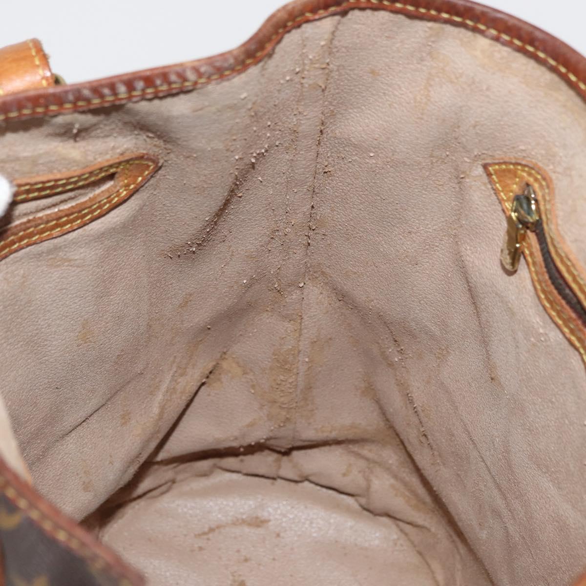 LOUIS VUITTON Monogram Bucket GM Shoulder Bag M42236 LV Auth 180877