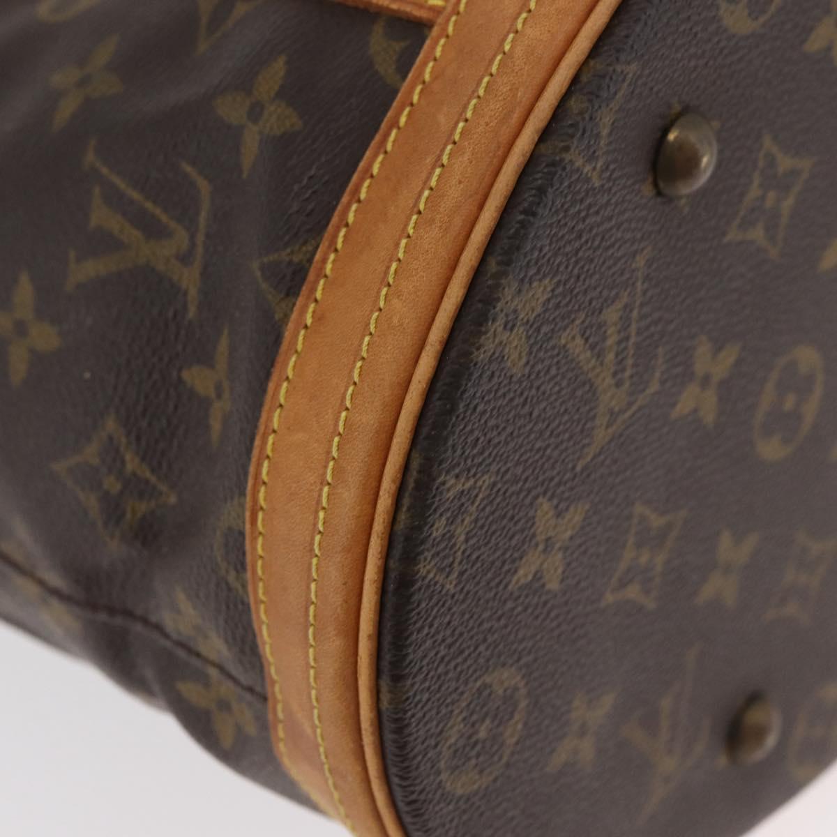 LOUIS VUITTON Monogram Bucket GM Shoulder Bag M42236 LV Auth 180879