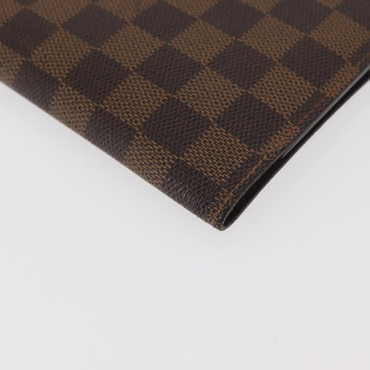 LOUIS VUITTON Damier Ebene Agenda Bureau Day Planner Cover R20702 Auth 180885A