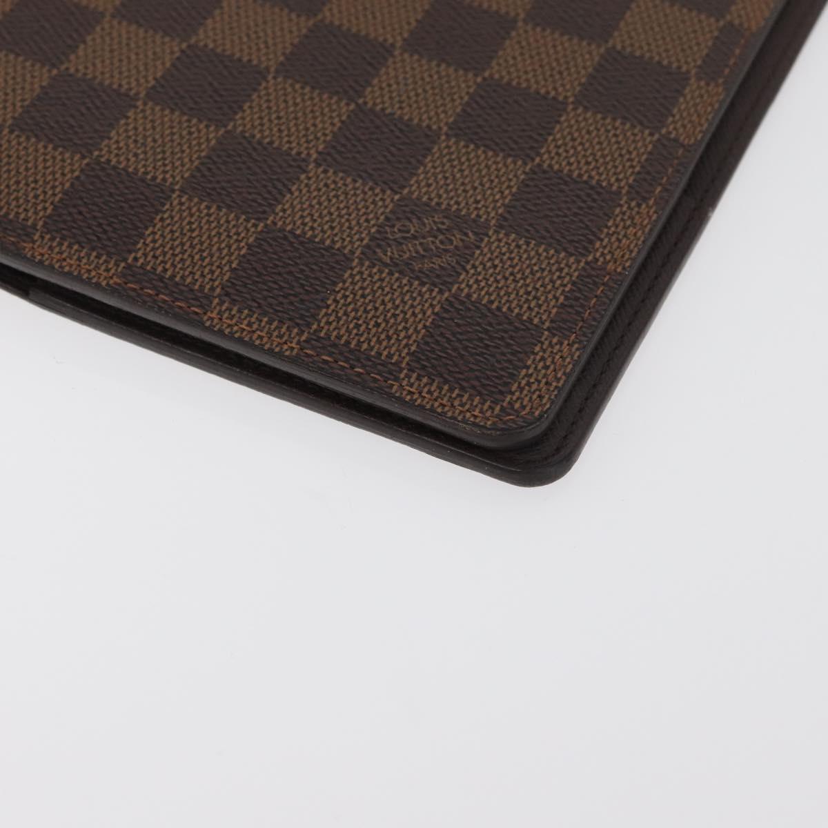 LOUIS VUITTON Damier Ebene Agenda Bureau Day Planner Cover R20702 Auth 180885A