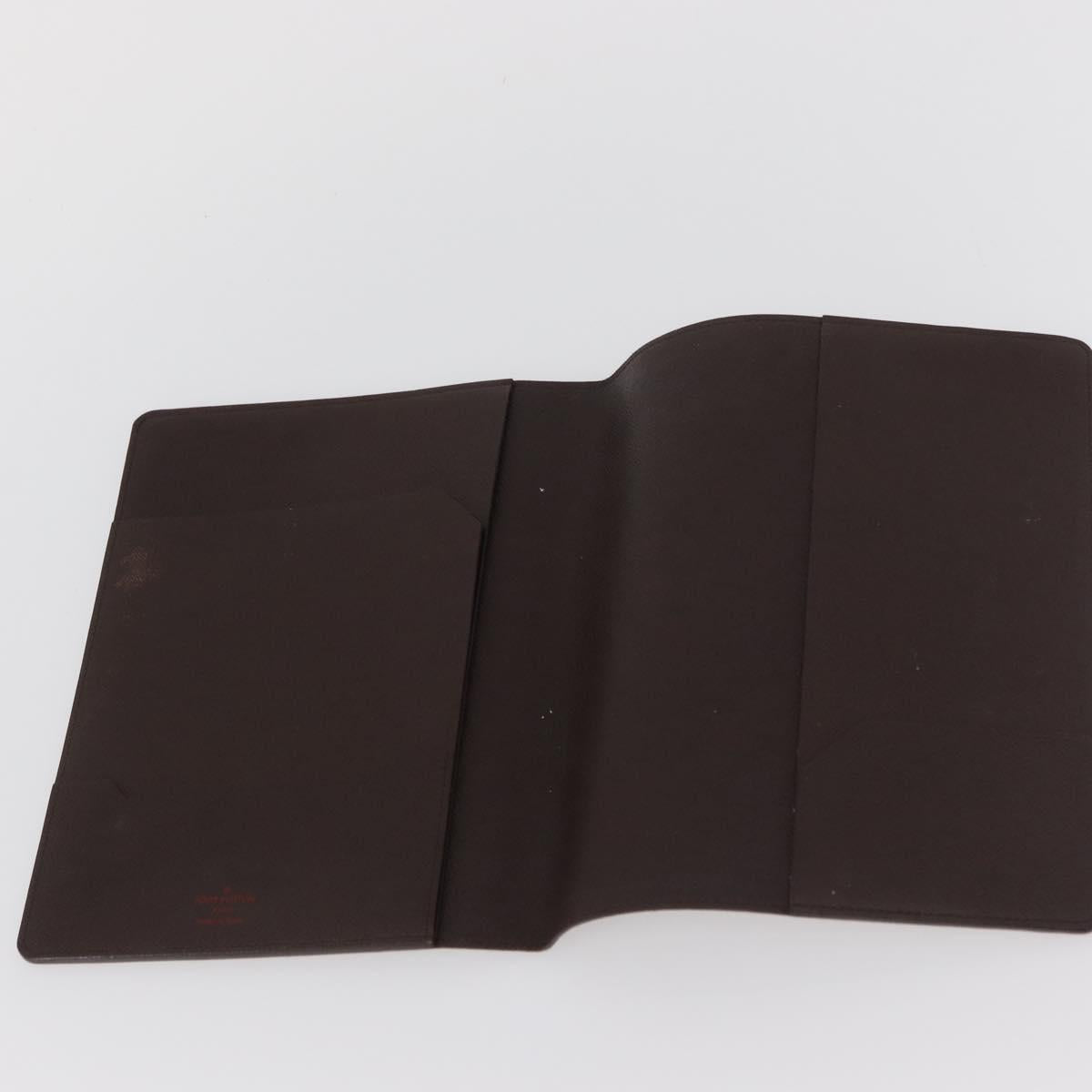LOUIS VUITTON Damier Ebene Agenda Bureau Day Planner Cover R20702 Auth 180885A