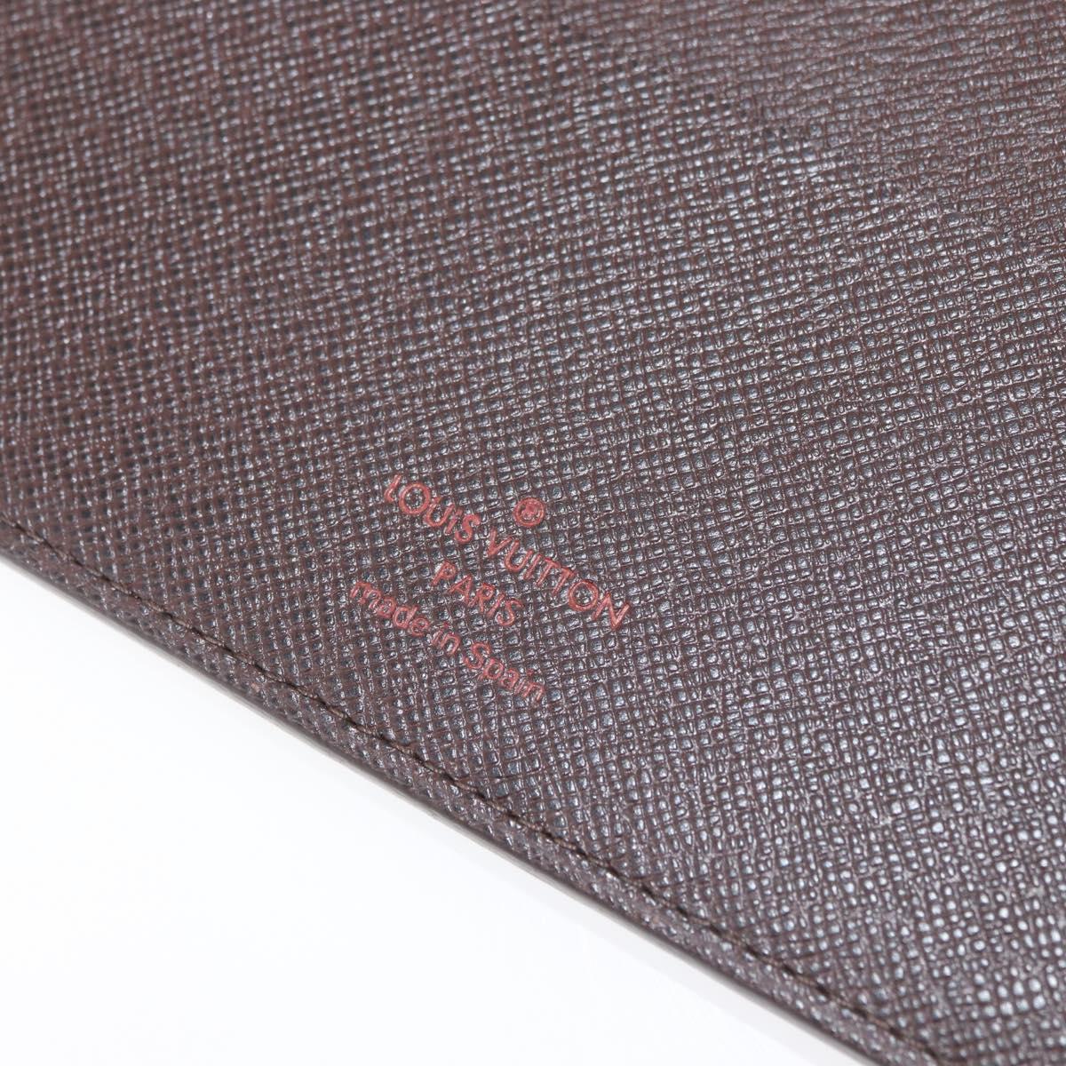 LOUIS VUITTON Damier Ebene Agenda Bureau Day Planner Cover R20702 Auth 180885A