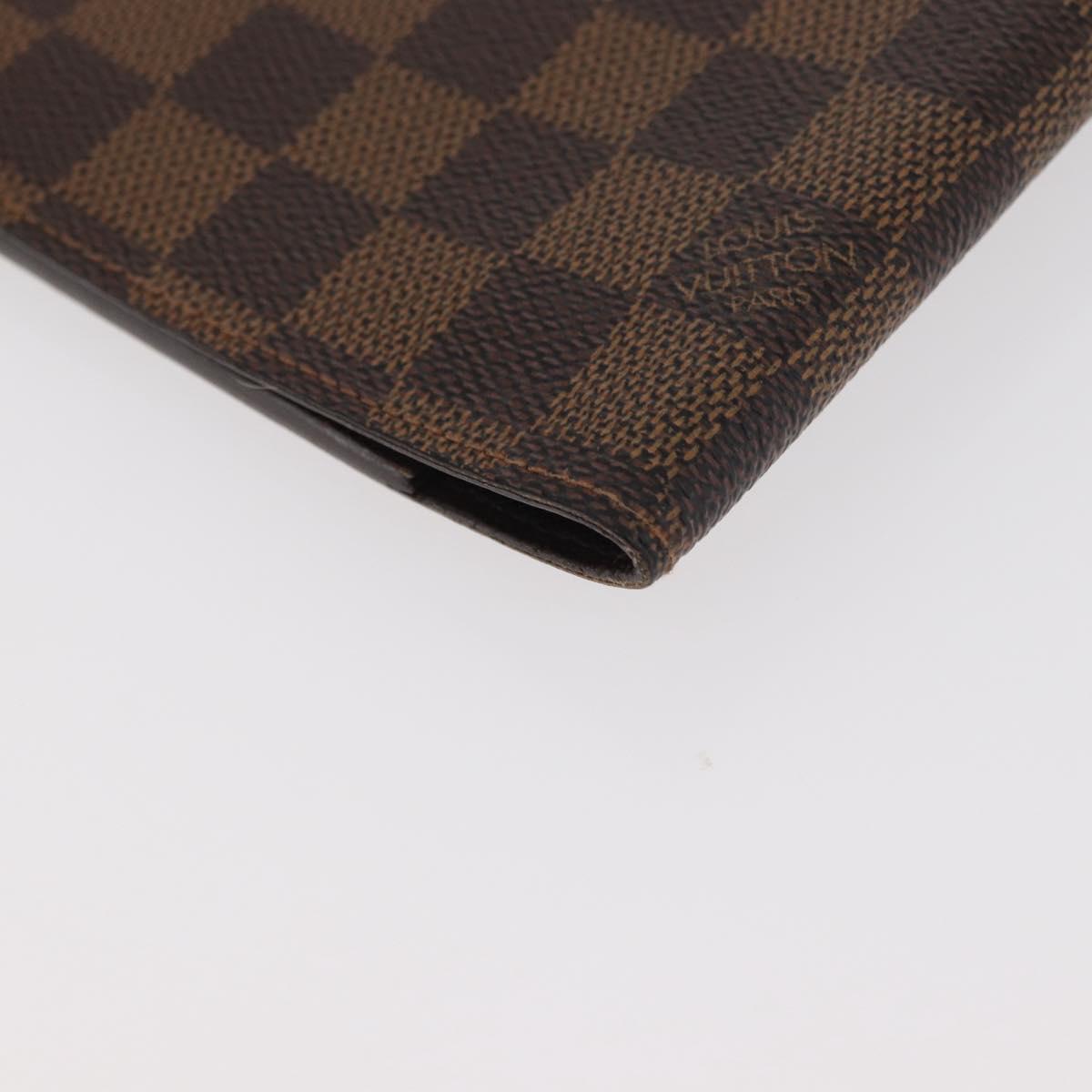 LOUIS VUITTON Damier Ebene Agenda Bureau Day Planner Cover R20702 Auth 180885A