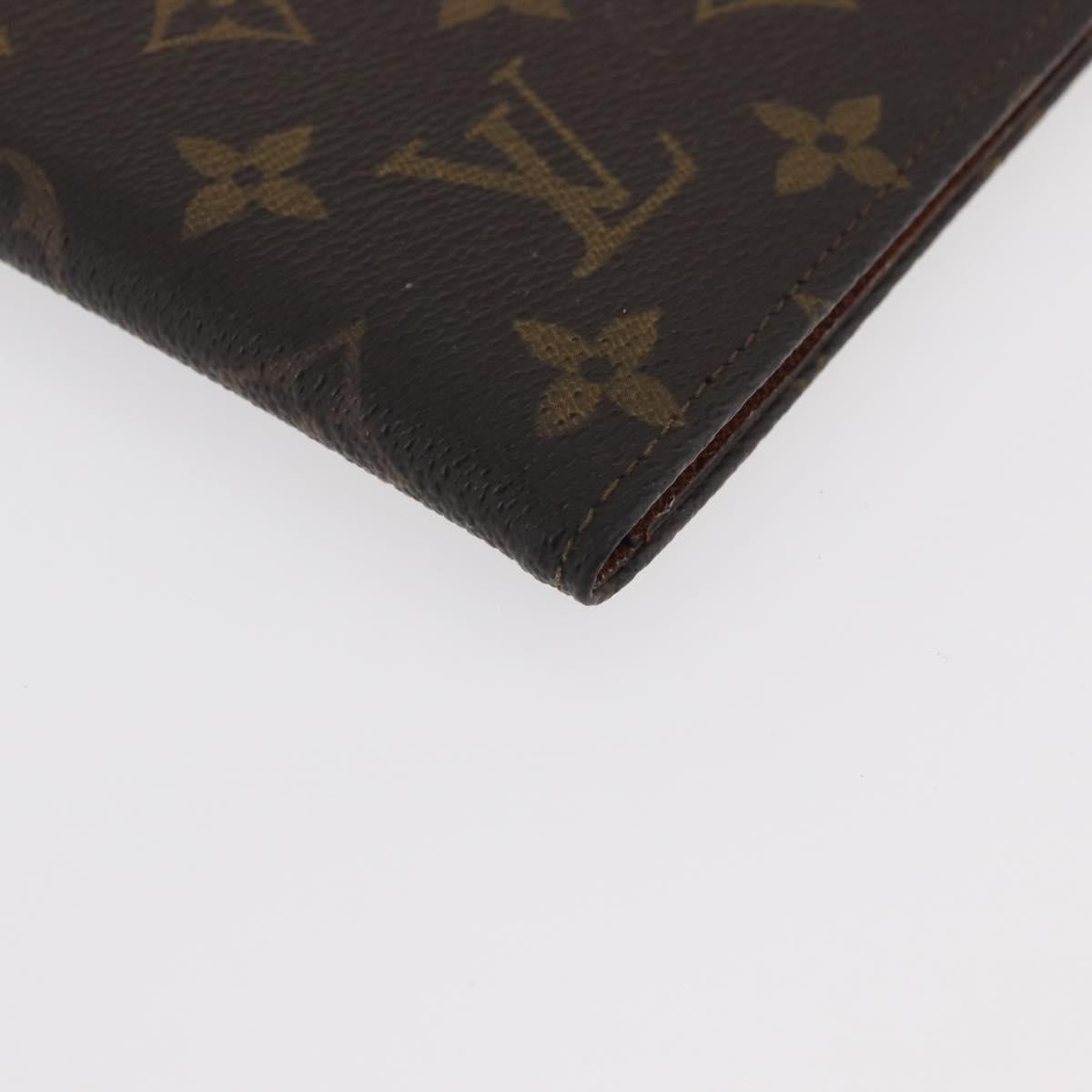 LOUIS VUITTON Monogram Note Cover LV Auth 180886A