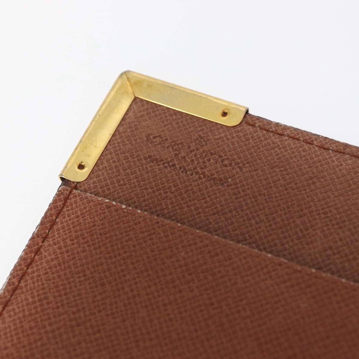 LOUIS VUITTON Monogram Note Cover LV Auth 180886A