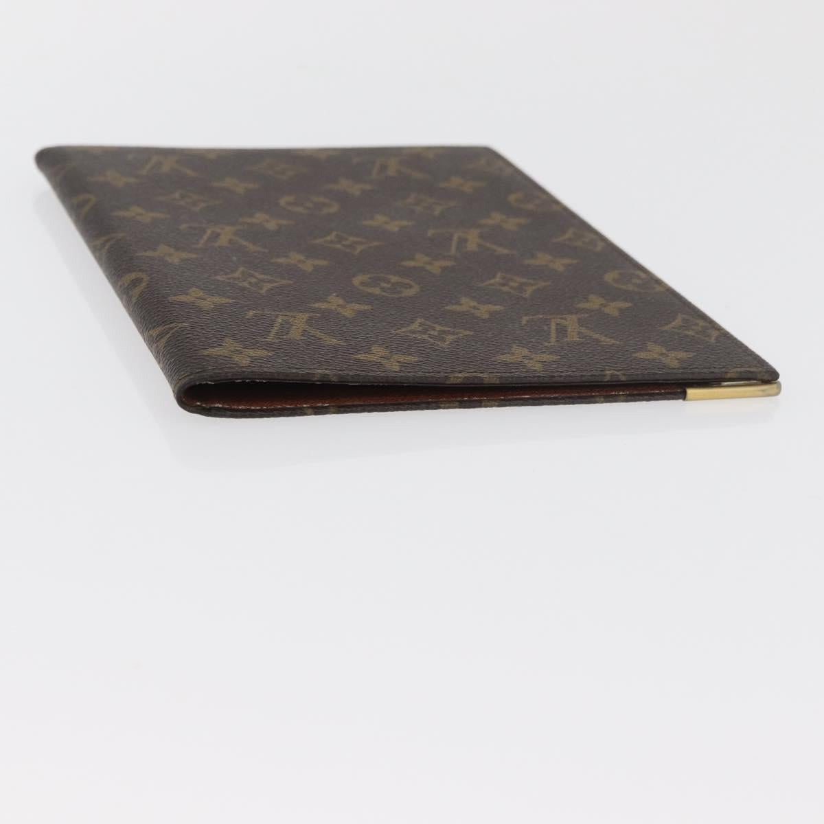 LOUIS VUITTON Monogram Note Cover LV Auth 180886A