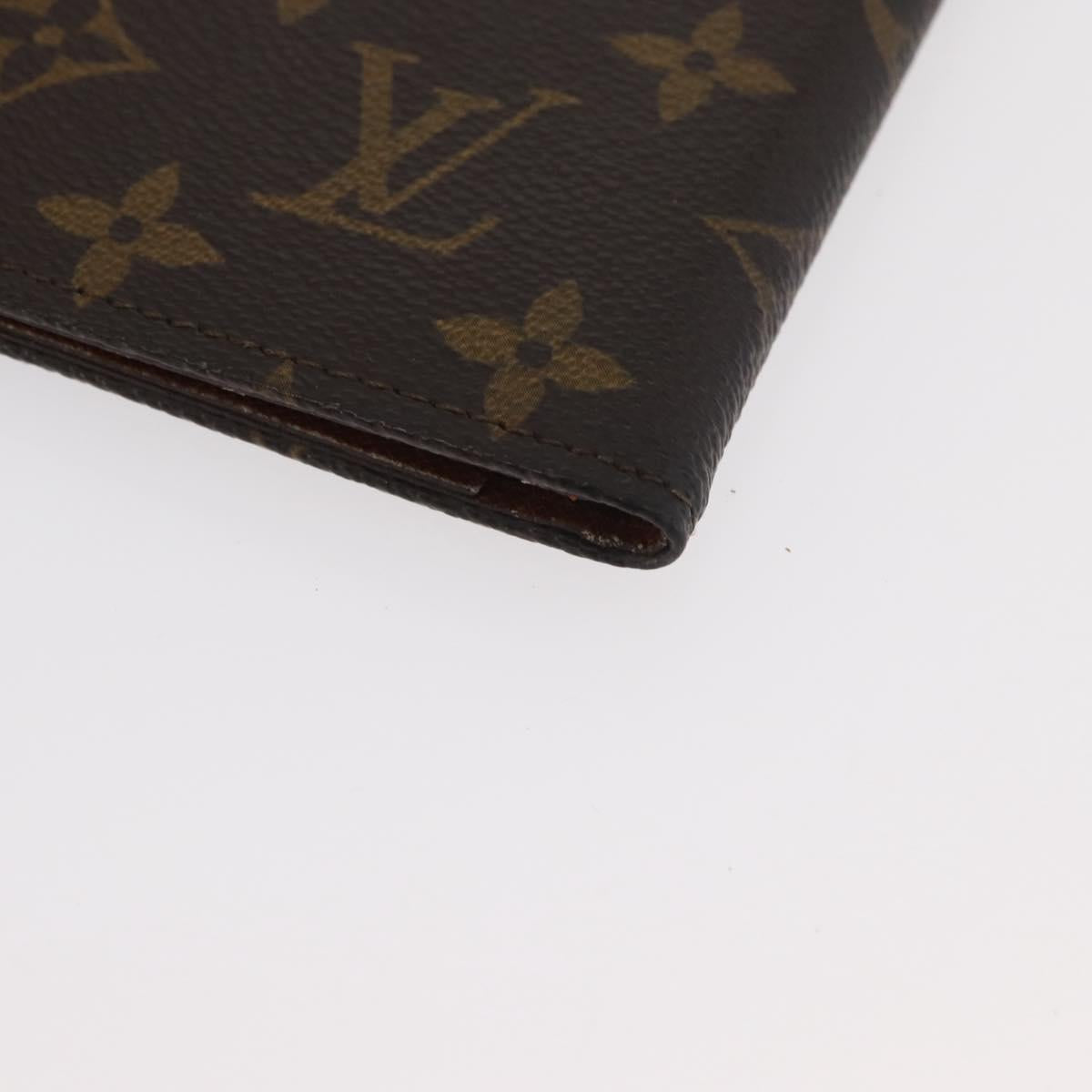 LOUIS VUITTON Monogram Note Cover LV Auth 180886A
