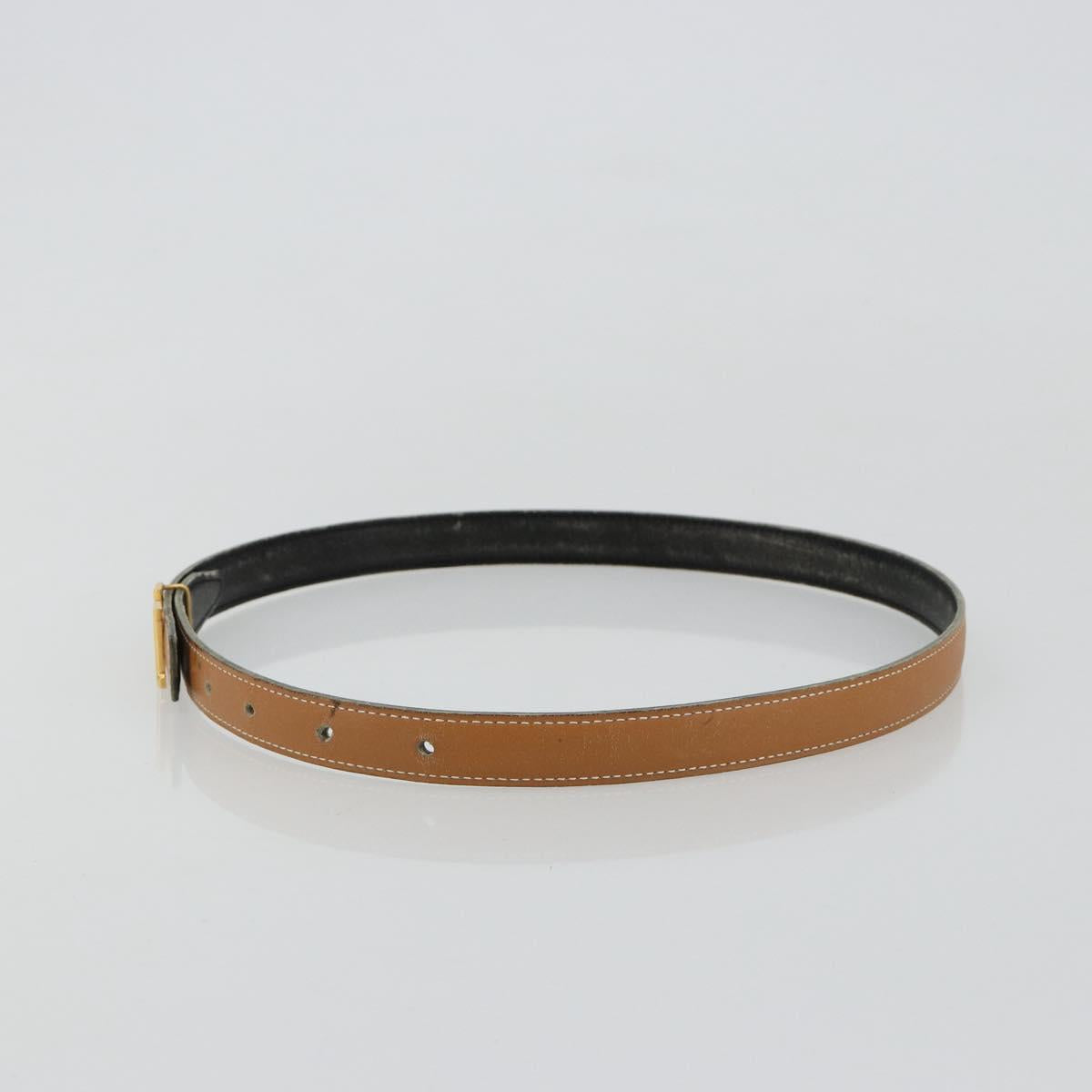 HERMES Constance Mini Belt Leather Beige Gold Auth 180888