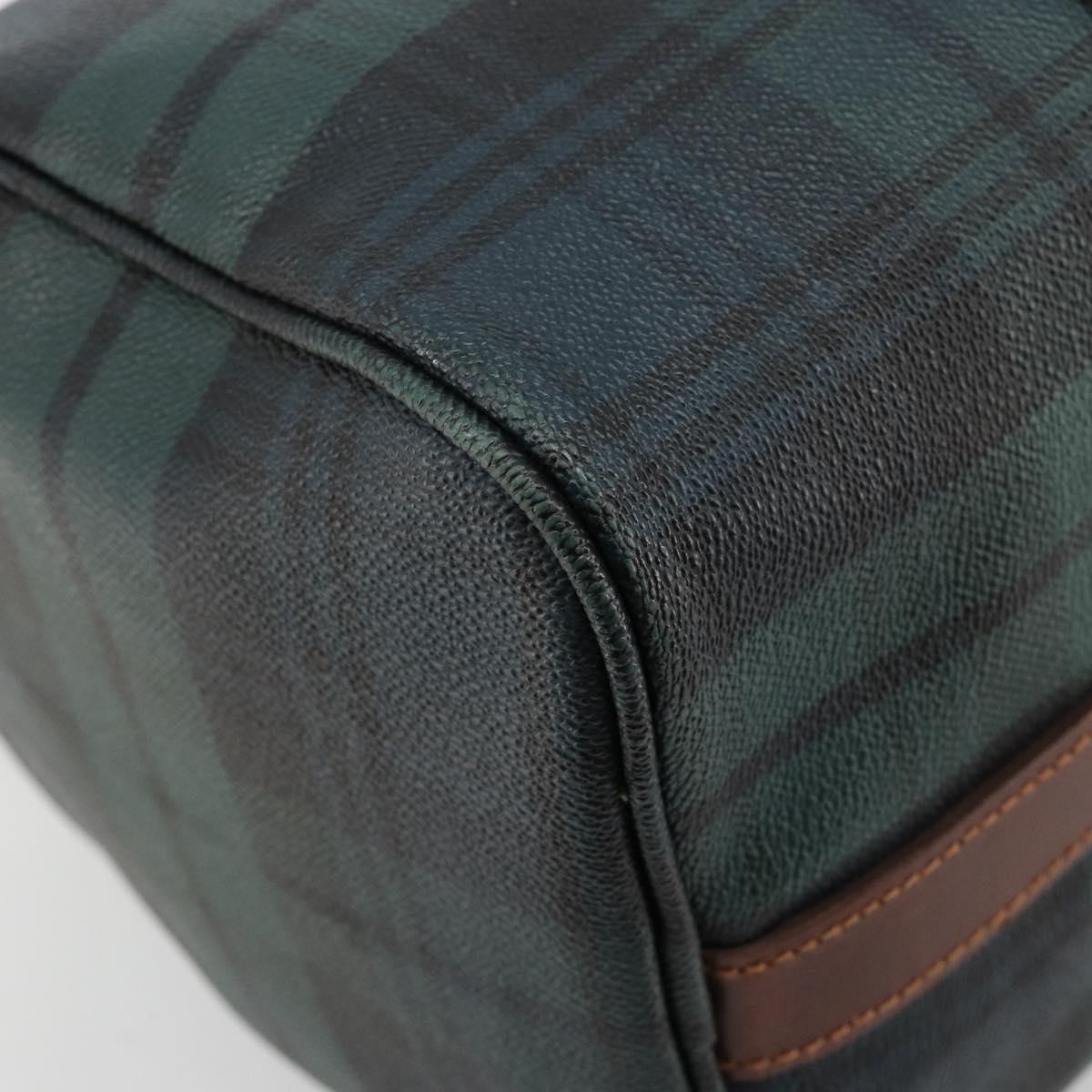 Polo Ralph Lauren Boston Bag Leather PVC Green Auth 180894A