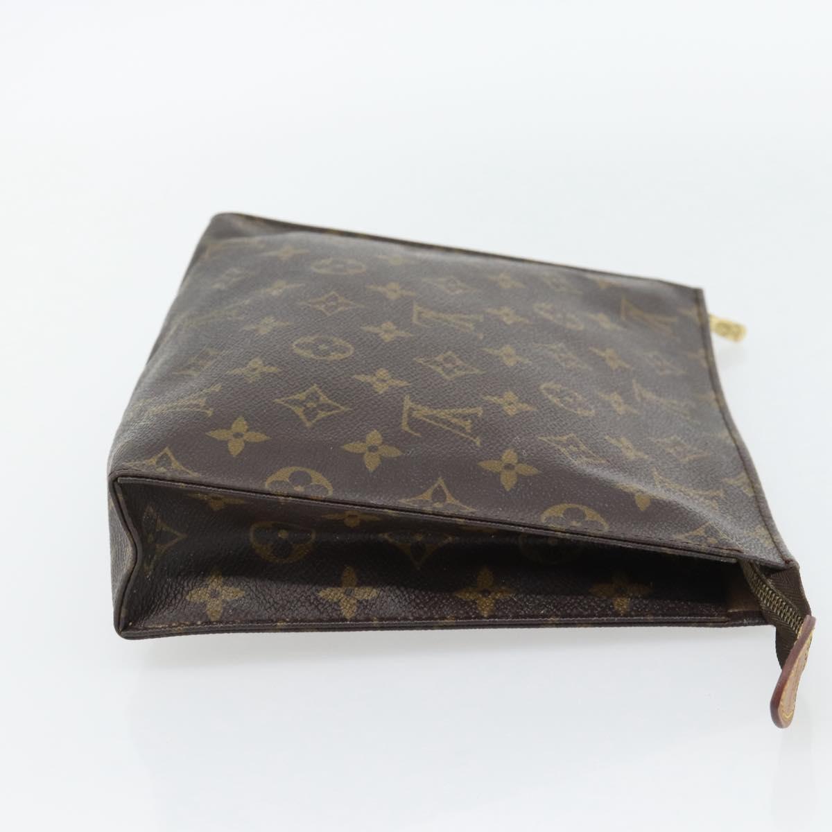 LOUIS VUITTON Monogram Poche Toilette 26 Pouch M47542 LV Auth 180910