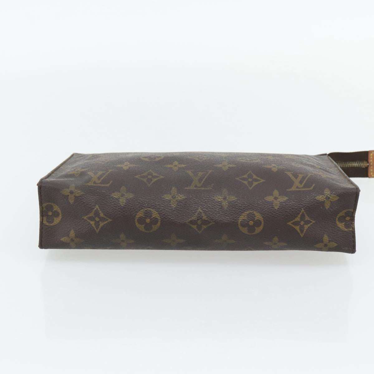 LOUIS VUITTON Monogram Poche Toilette 26 Pouch M47542 LV Auth 180910