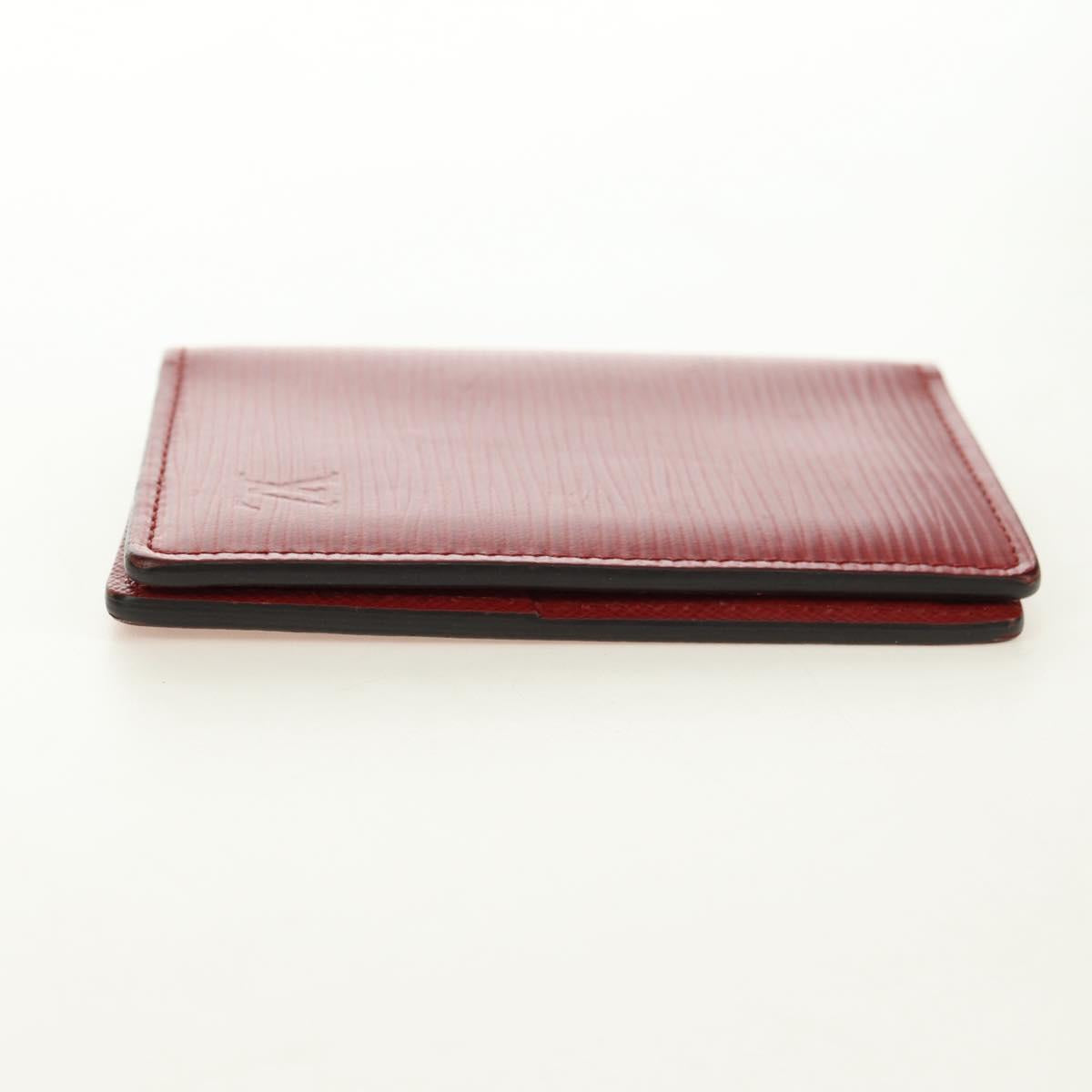 LOUIS VUITTON Epi Organizer De Poch Card Case Red M6358E LV Auth 180915M