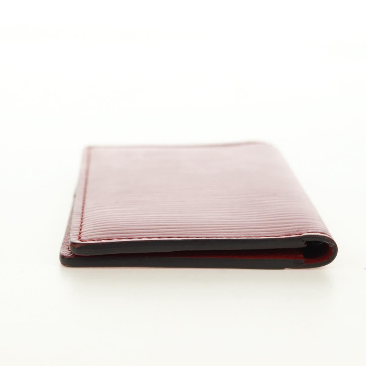 LOUIS VUITTON Epi Organizer De Poch Card Case Red M6358E LV Auth 180915M