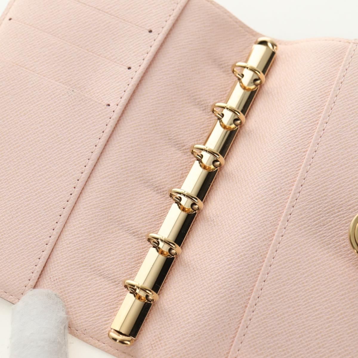 LOUIS VUITTON Monogram Agenda Koala PM Planner Cover Pink R21013 Auth 180916M