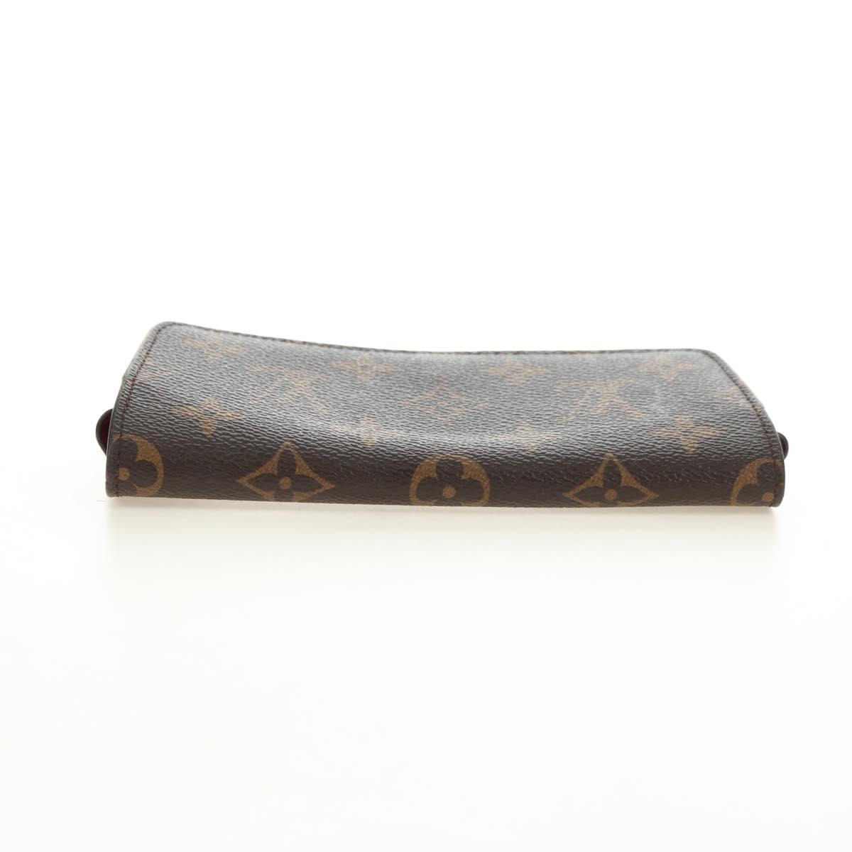 LOUIS VUITTON Monogram Etui Lunette Woody Glasses Case GI0372 LV Auth 180918M