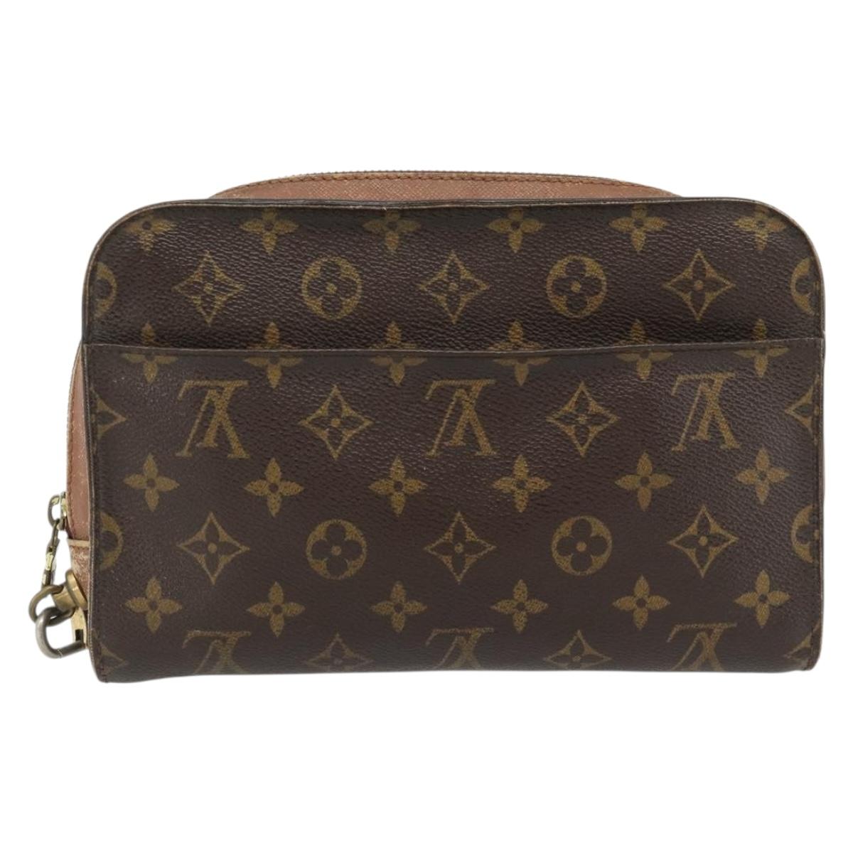 LOUIS VUITTON Monogram Orsay Clutch Bag M51790 LV Auth 180924