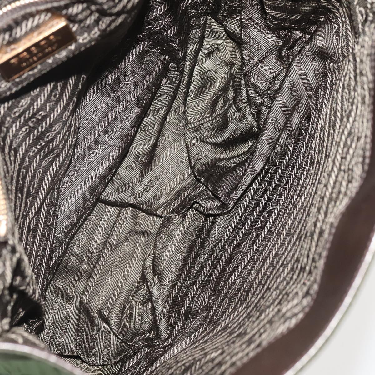 PRADA Shoulder Bag Nylon 5 Set Beige Black Green Auth 180926