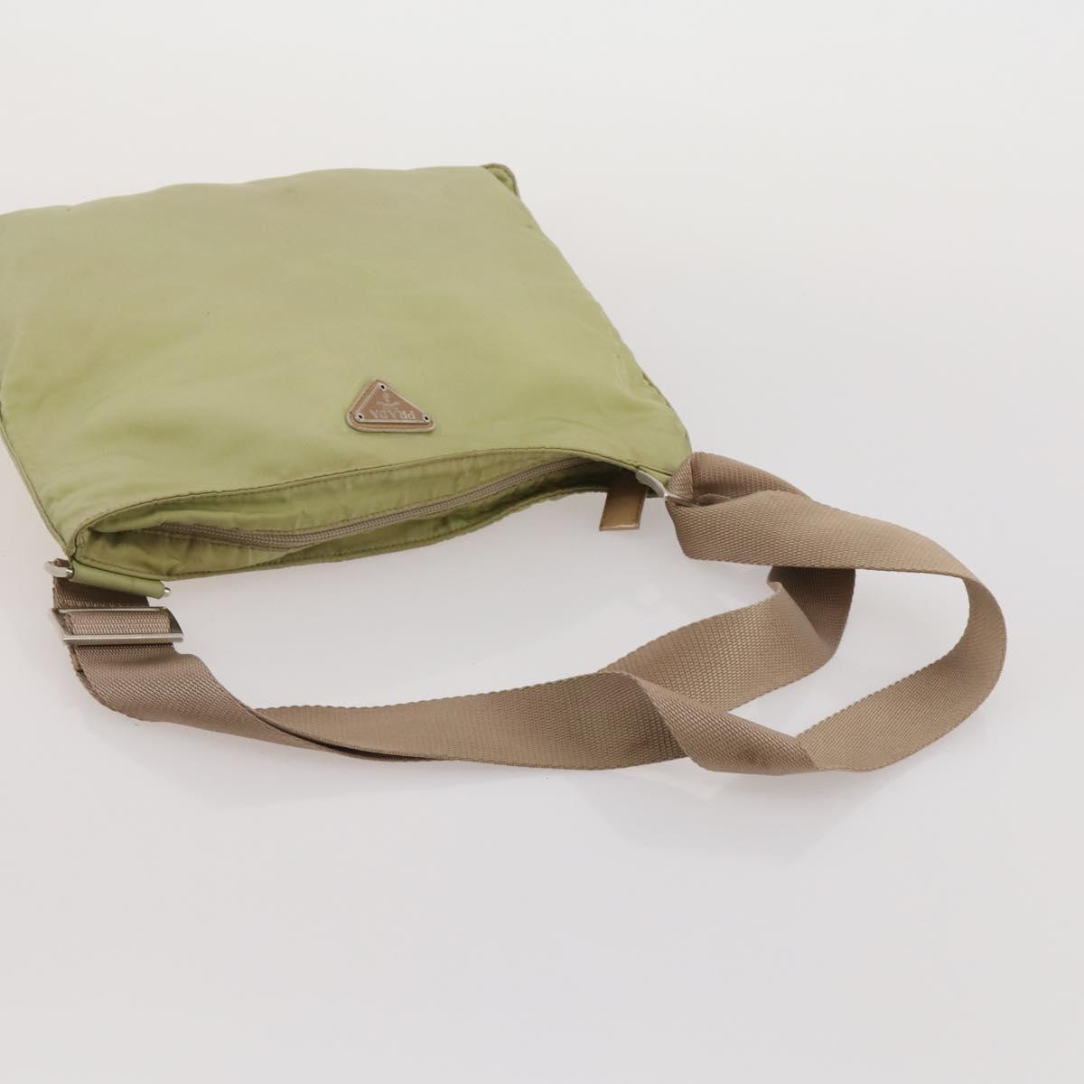 PRADA Shoulder Bag Nylon 5 Set Beige Black Green Auth 180927