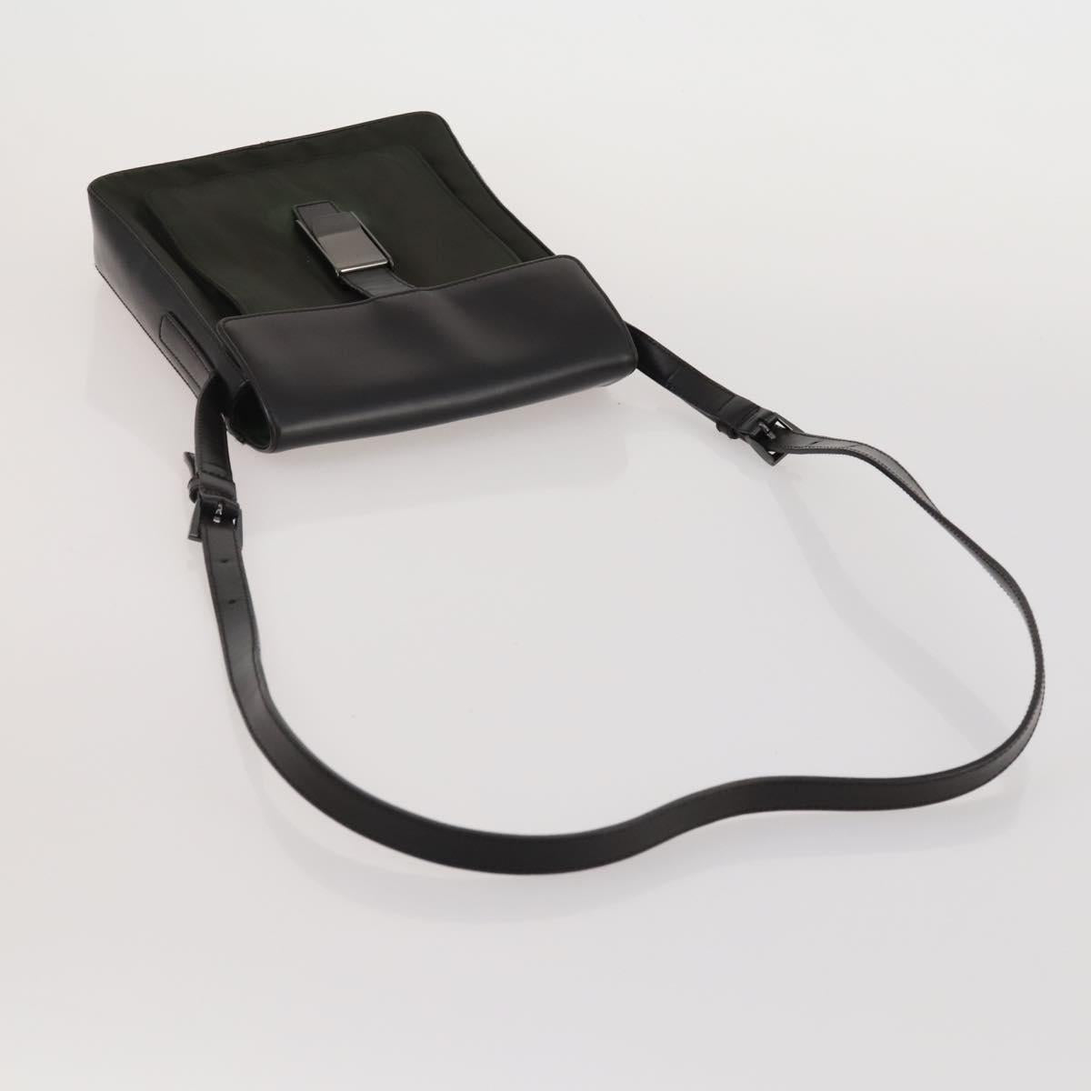 PRADA Shoulder Bag Nylon 5 Set Beige Black Green Auth 180927