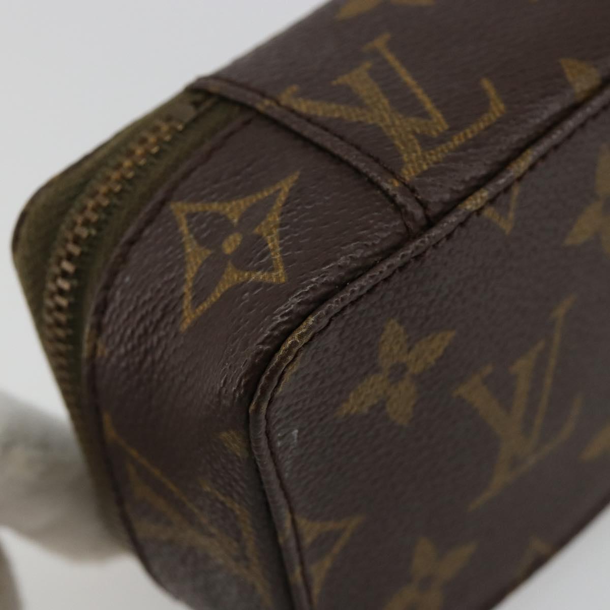 LOUIS VUITTON Monogram Posh Monte Carlo Jewelry Box M47350 LV Auth 180934