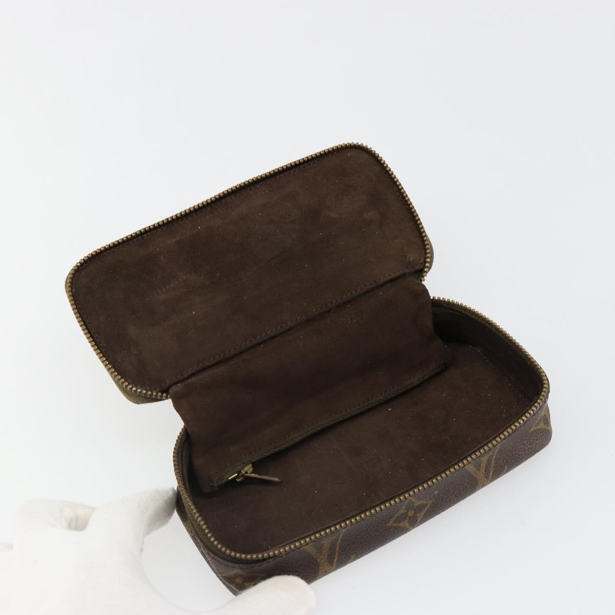 LOUIS VUITTON Monogram Posh Monte Carlo Jewelry Box M47350 LV Auth 180934