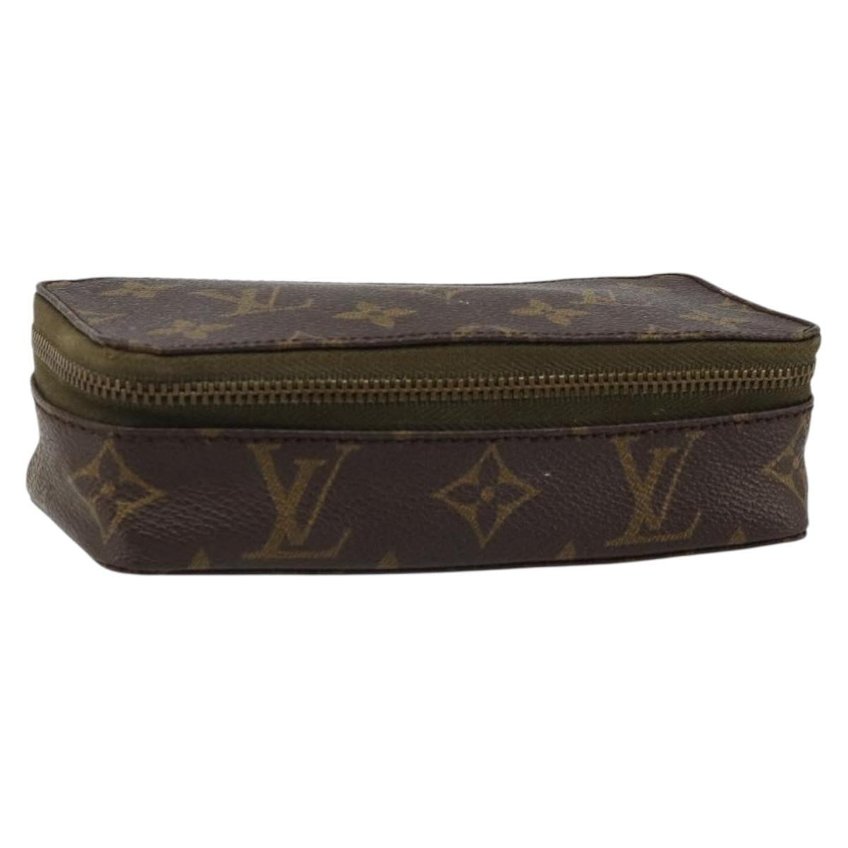 LOUIS VUITTON Monogram Posh Monte Carlo Jewelry Box M47350 LV Auth 180934
