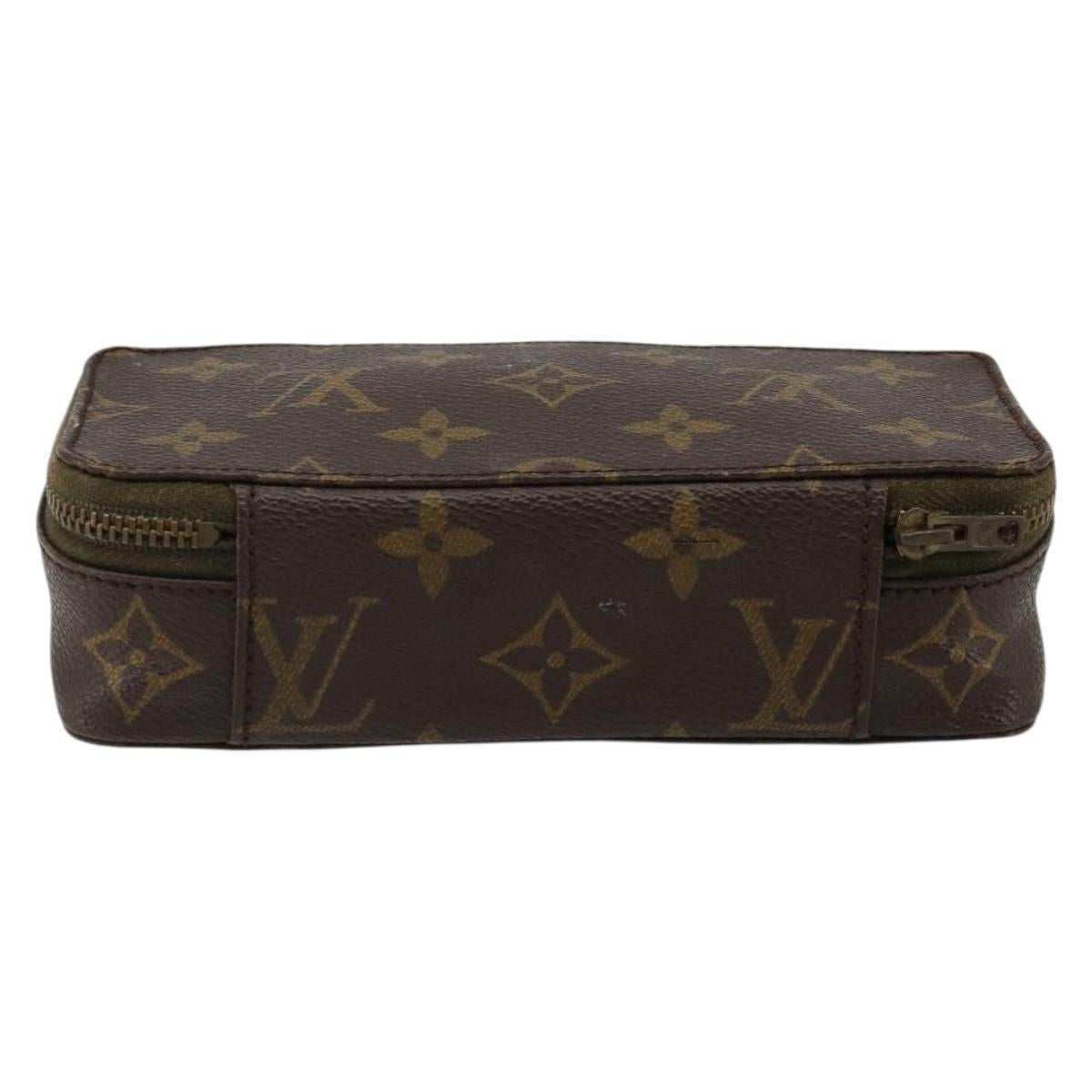 LOUIS VUITTON Monogram Posh Monte Carlo Jewelry Box M47350 LV Auth 180934