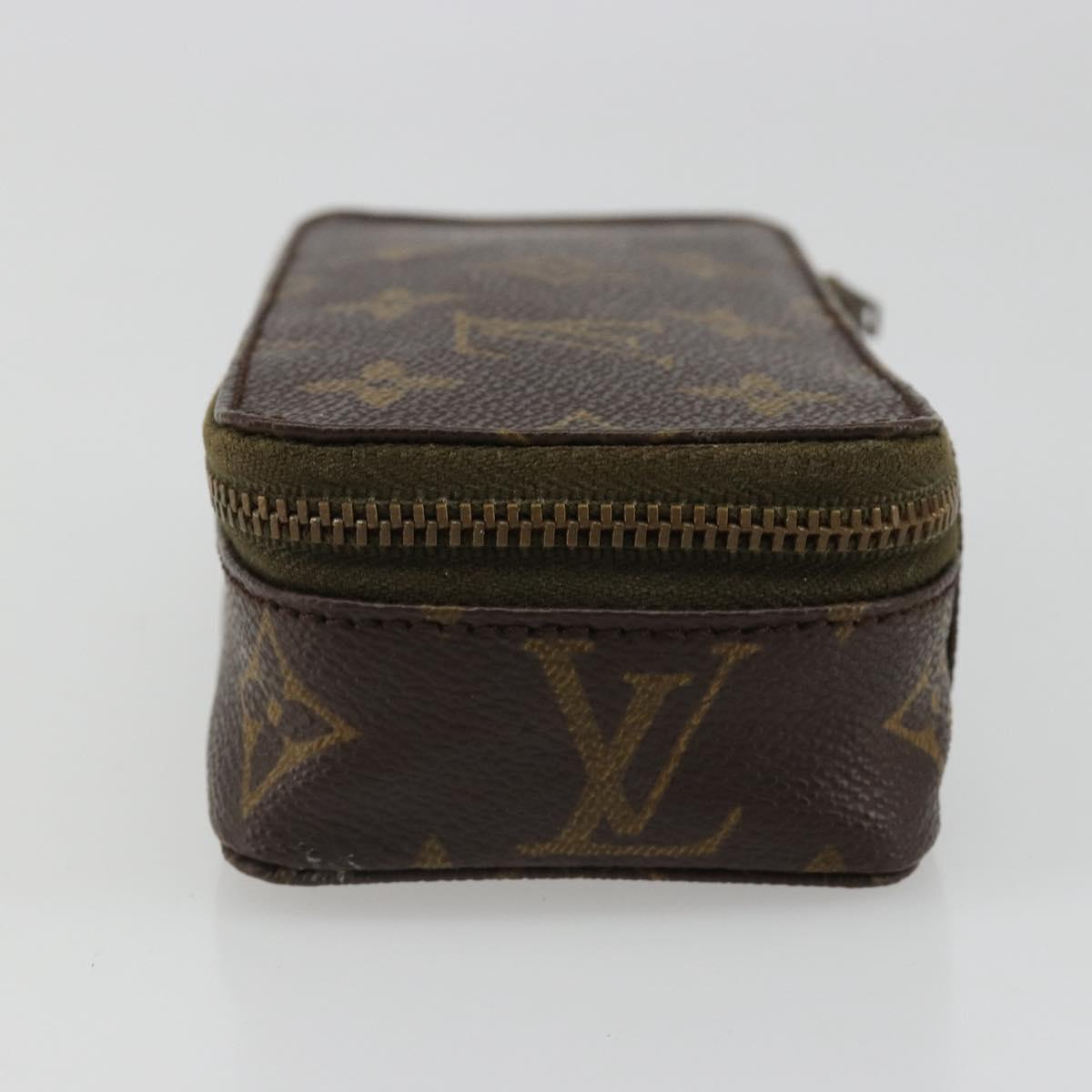 LOUIS VUITTON Monogram Posh Monte Carlo Jewelry Box M47350 LV Auth 180934