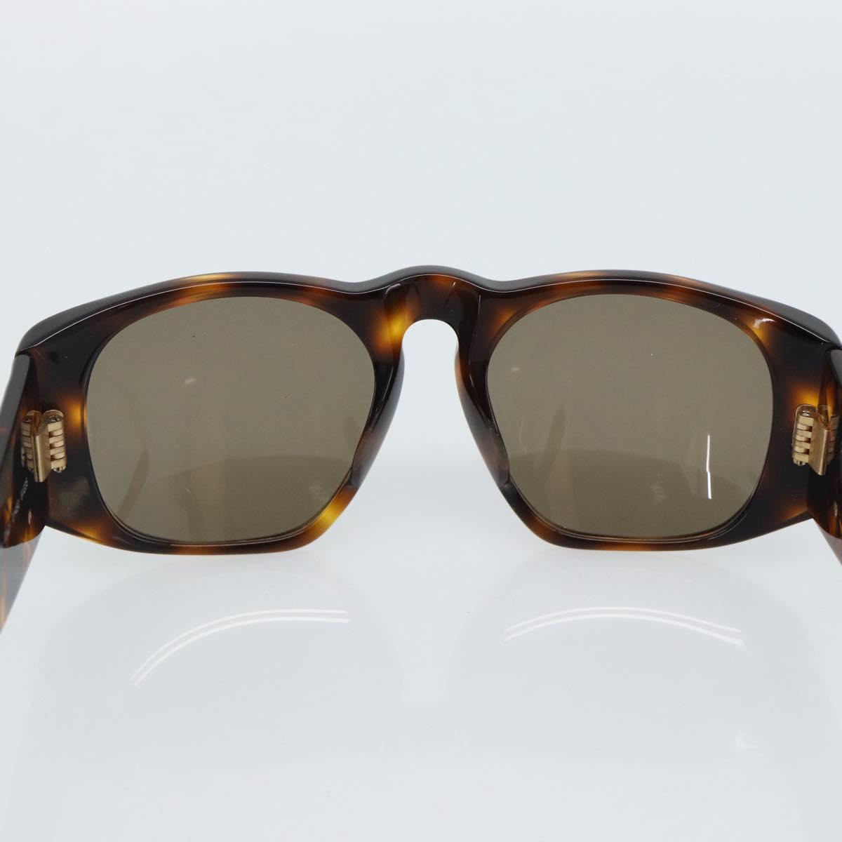 CHANEL Tortoise Pattern Sunglasses plastic Brown CC Auth 180942