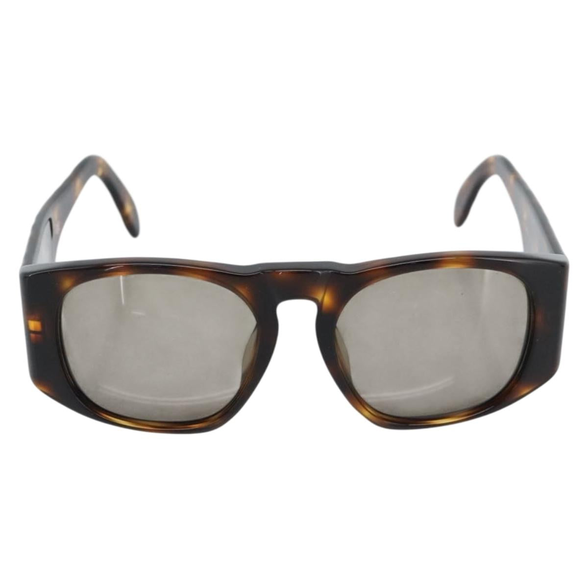 CHANEL Tortoise Pattern Sunglasses plastic Brown CC Auth 180942