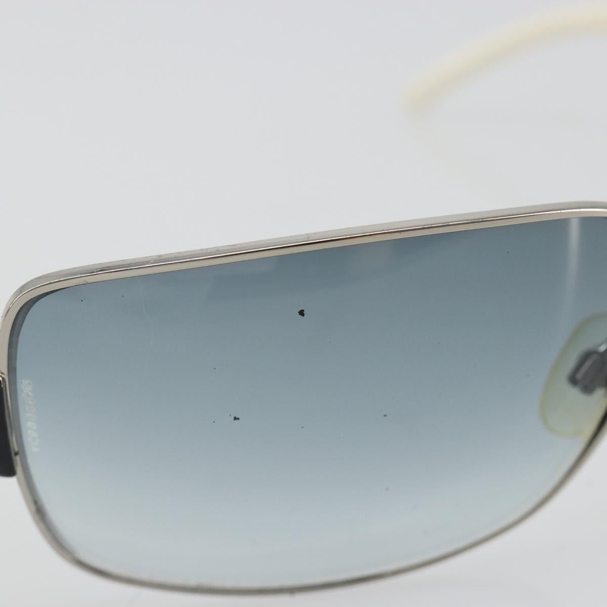 CHANEL Sunglasses plastic White CC Auth 180943