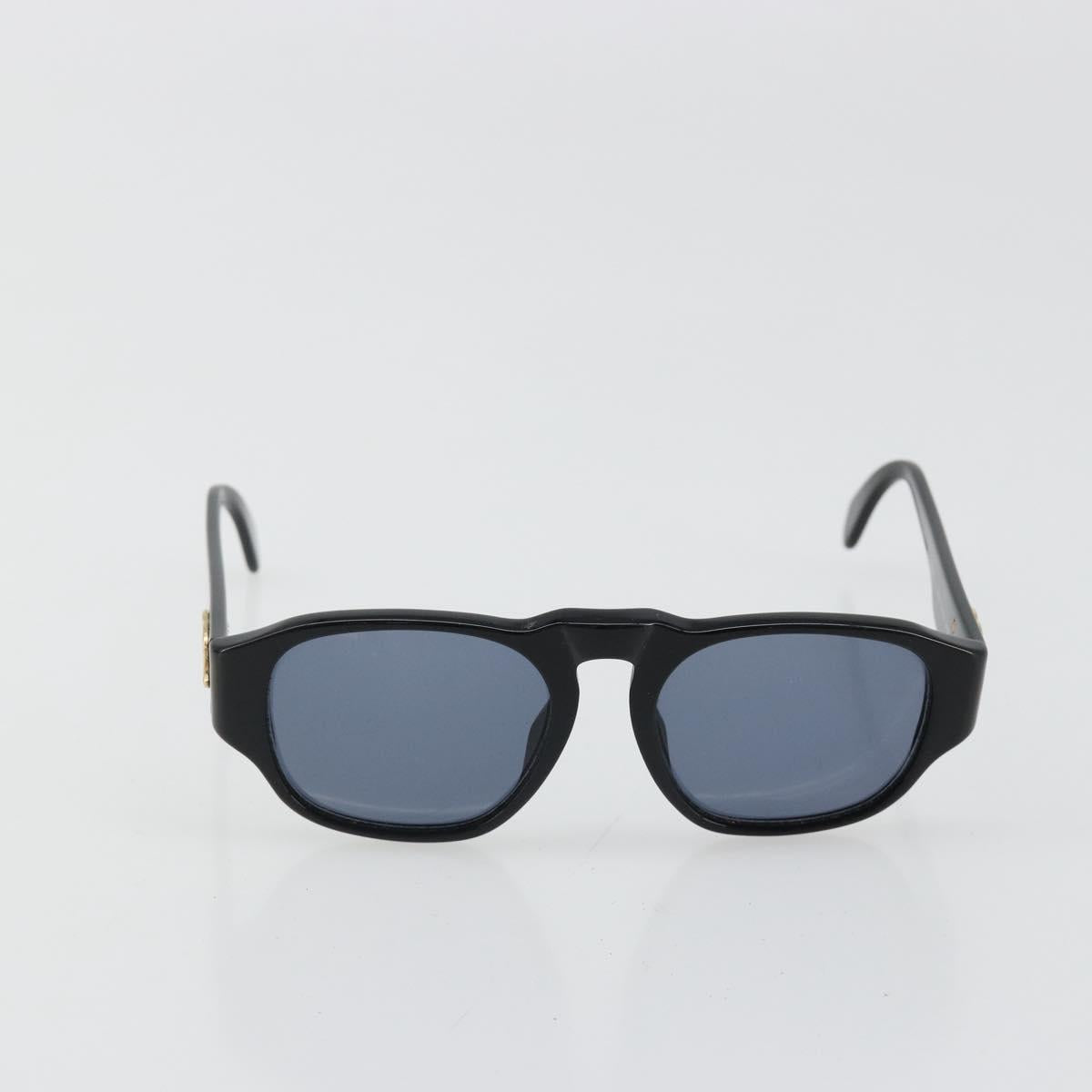 CHANEL Sunglasses plastic Black CC Auth 180946