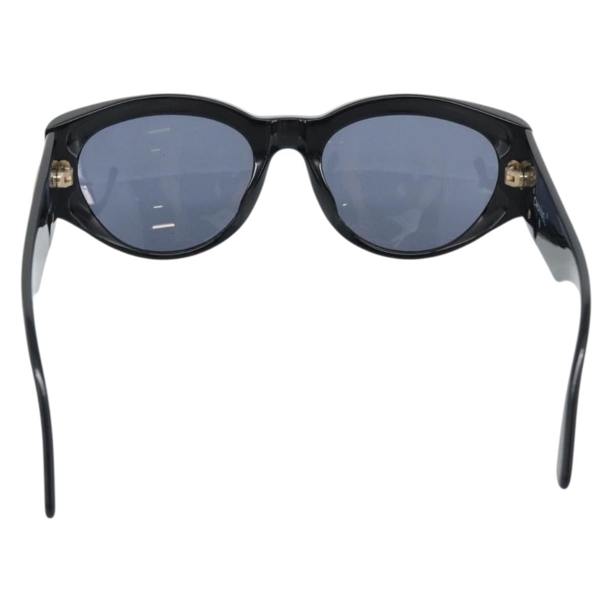 CHANEL Sunglasses plastic Black CC Auth 180948M