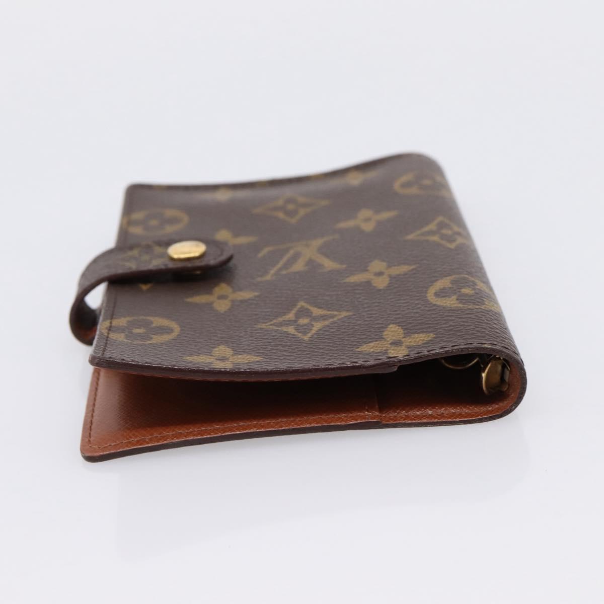 LOUIS VUITTON Monogram Agenda PM Day Planner Cover R20005 LV Auth 180952