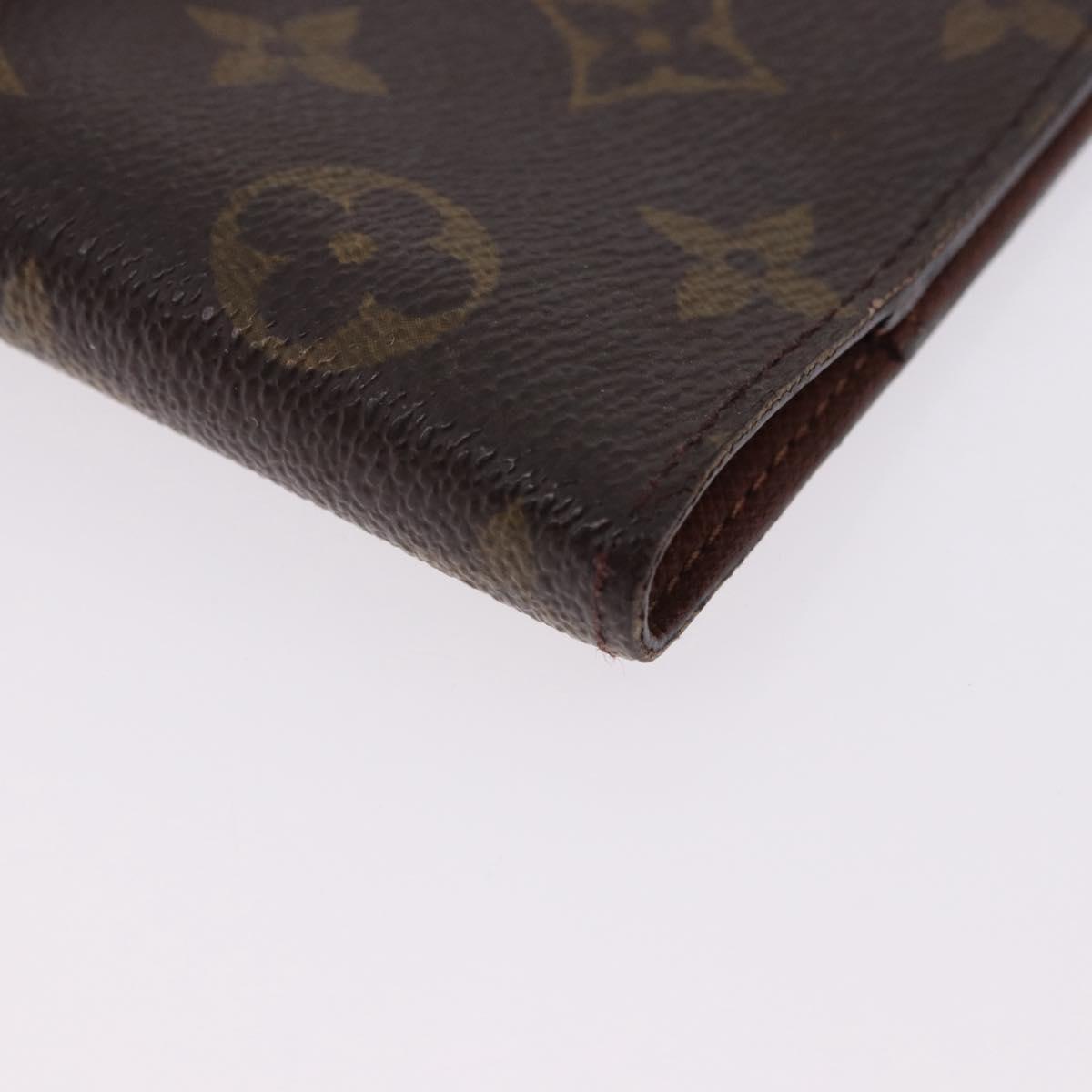 LOUIS VUITTON Monogram Agenda PM Day Planner Cover R20005 LV Auth 180955A