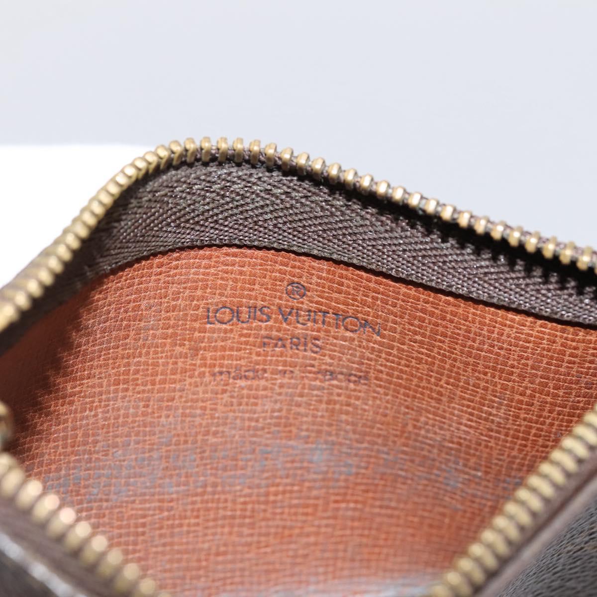 LOUIS VUITTON Monogram Pochette Cles Coin Purse M60033 LV Auth 180957