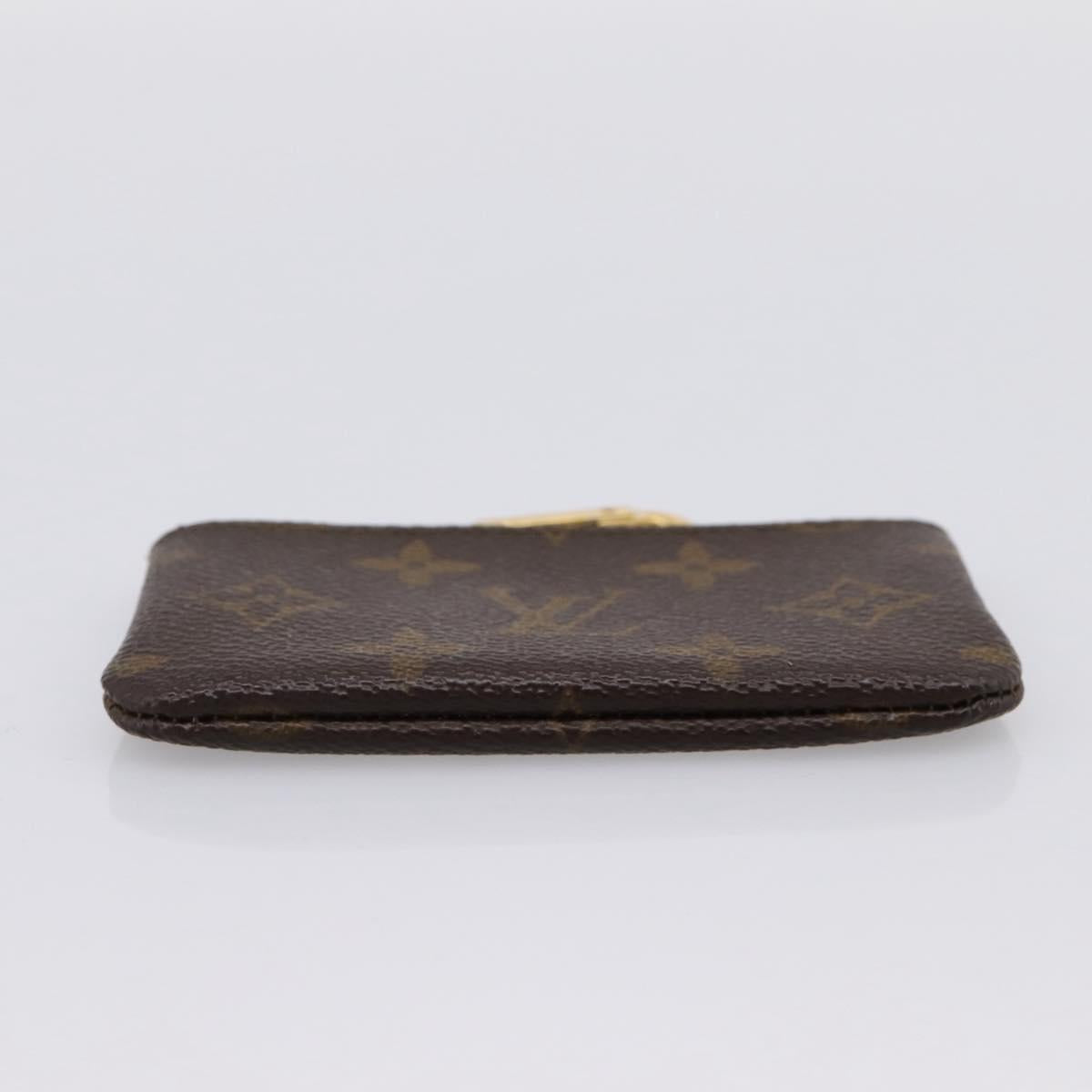 LOUIS VUITTON Monogram Pochette Cles Coin Purse M60033 LV Auth 180957