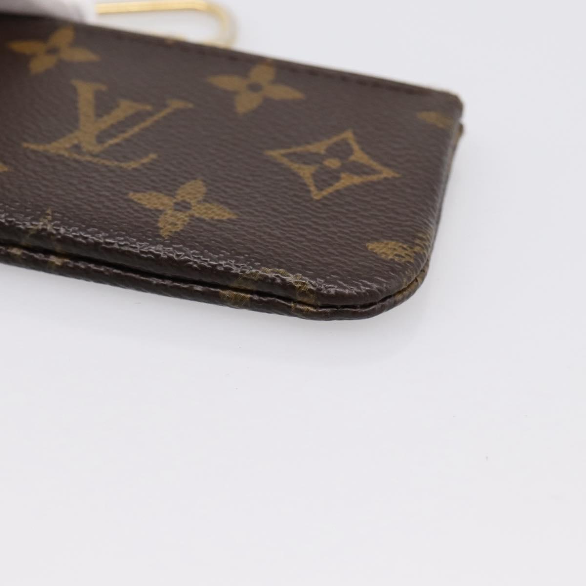 LOUIS VUITTON Monogram Pochette Cles Coin Purse M60033 LV Auth 180958
