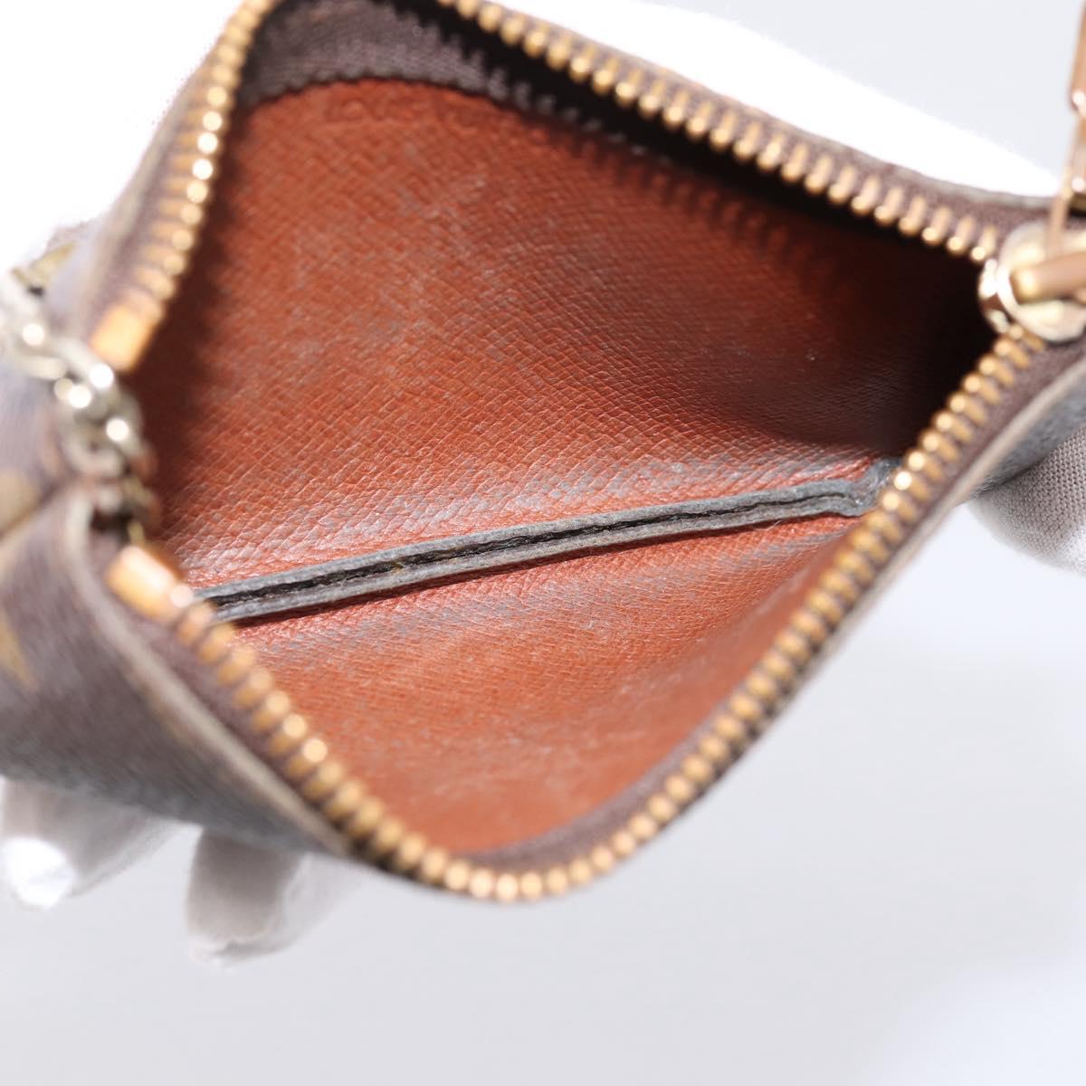 LOUIS VUITTON Monogram Pochette Cles Coin Purse M60033 LV Auth 180959