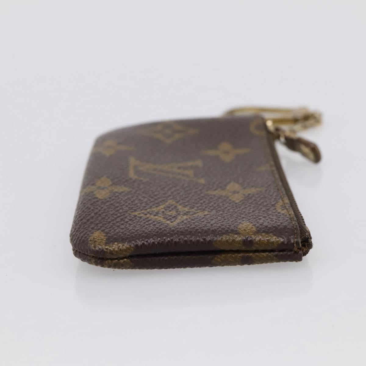 LOUIS VUITTON Monogram Pochette Cles Coin Purse M60033 LV Auth 180959
