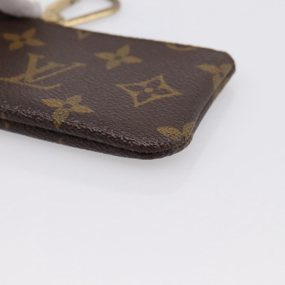 LOUIS VUITTON Monogram Pochette Cles Coin Purse M60033 LV Auth 180959