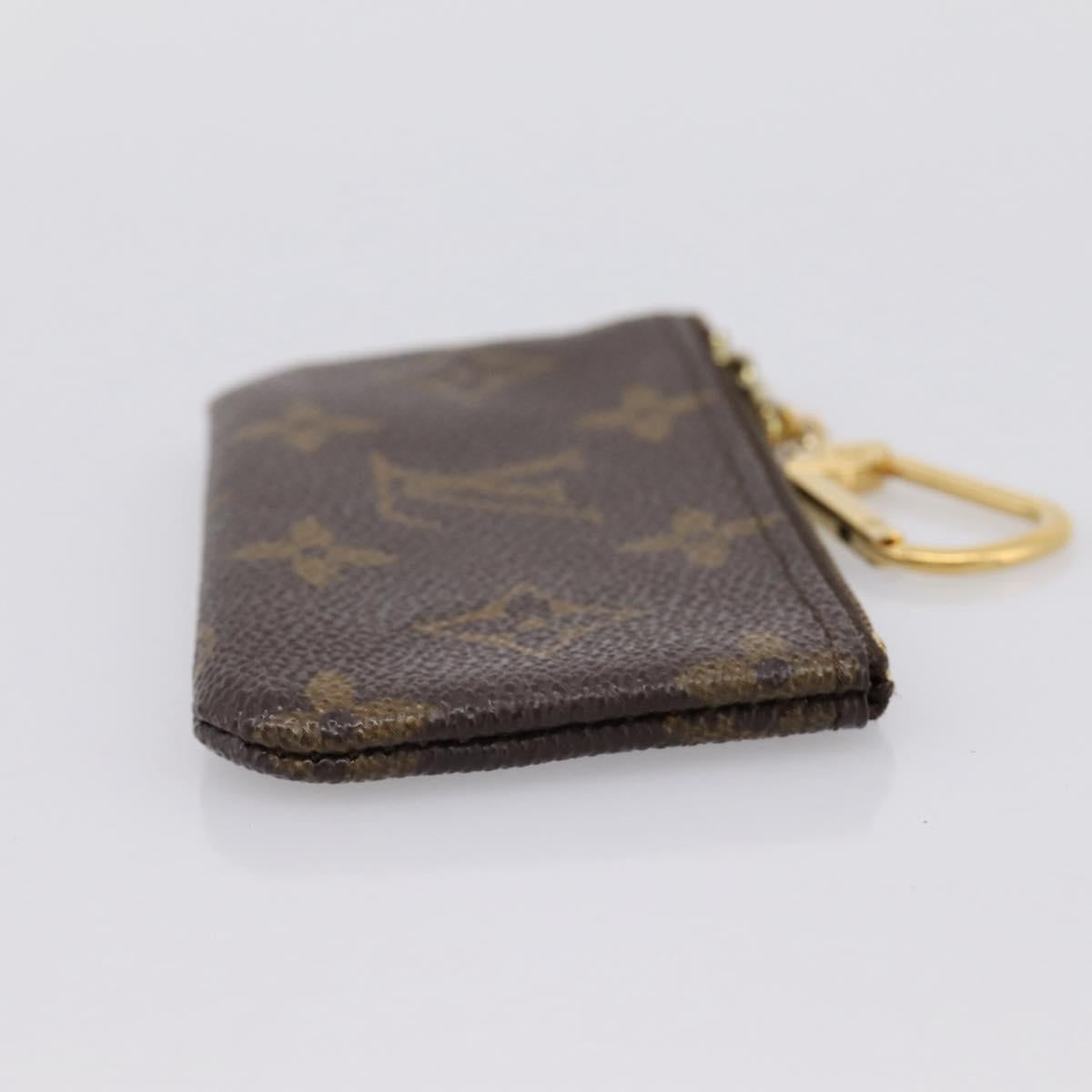 LOUIS VUITTON Monogram Pochette Cles Coin Purse M60033 LV Auth 180960