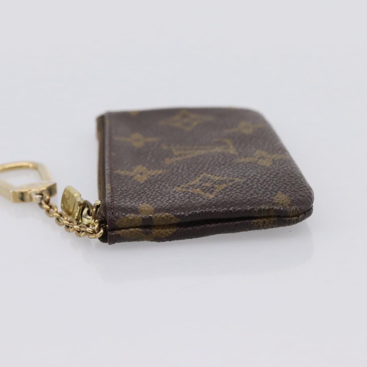 LOUIS VUITTON Monogram Pochette Cles Coin Purse M60033 LV Auth 180961
