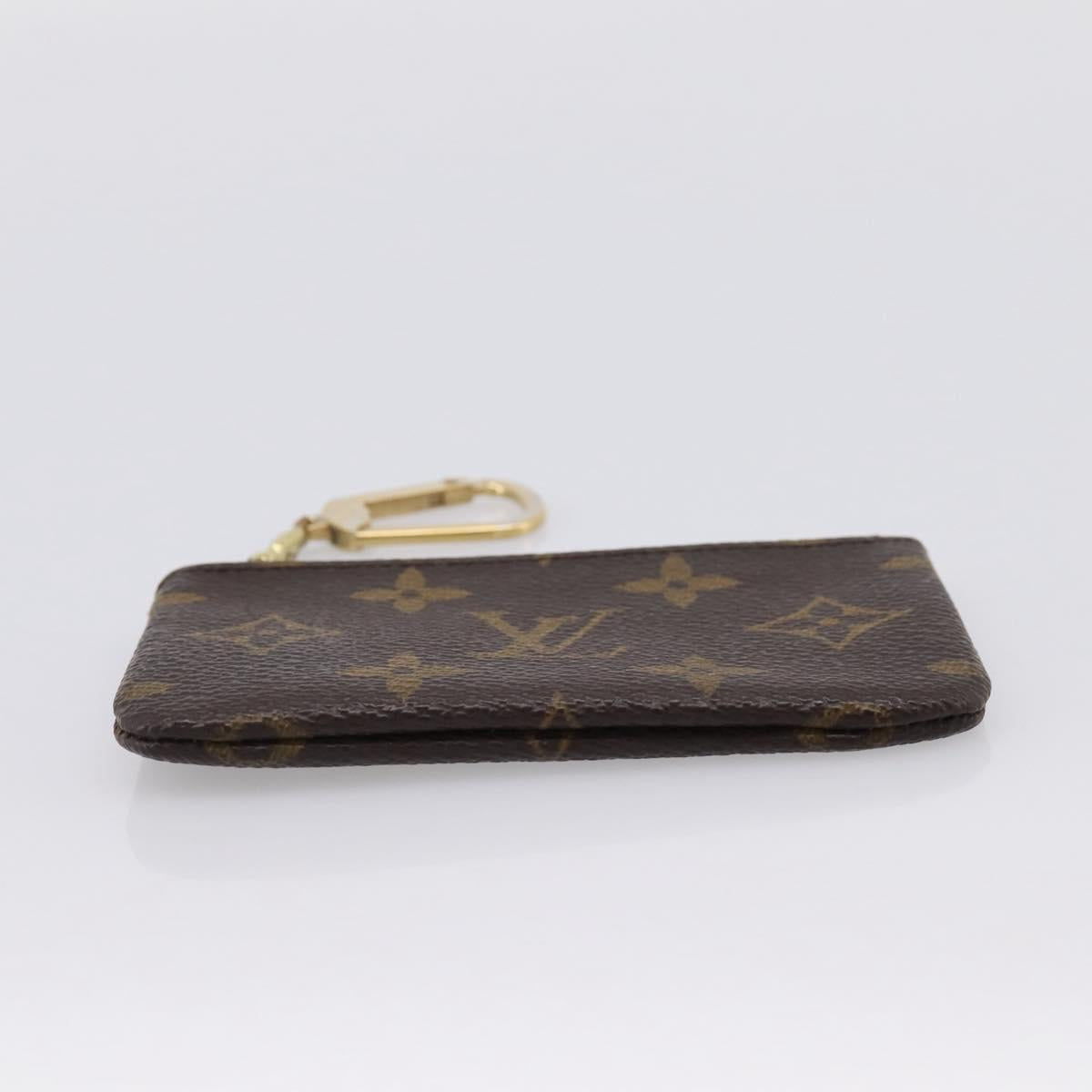 LOUIS VUITTON Monogram Pochette Cles Coin Purse M60033 LV Auth 180961