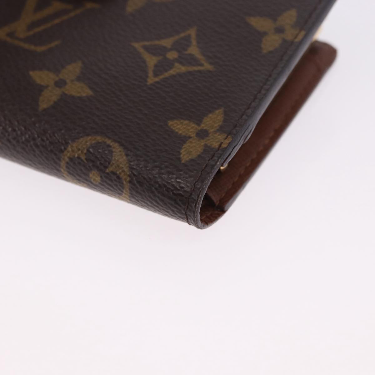 LOUIS VUITTON Monogram Porte Monnaie Billets Viennois Wallet M61663 Auth 180963A