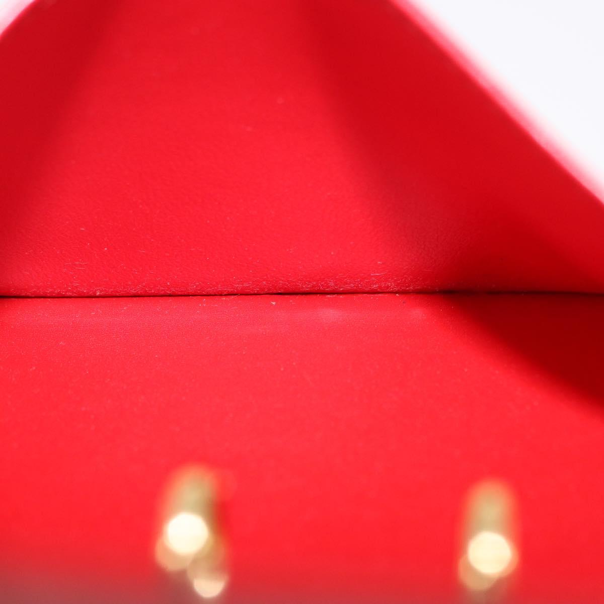 LOUIS VUITTON Monogram Vernis Agenda PM Planner Cover Rouge R21003 Auth 180968A