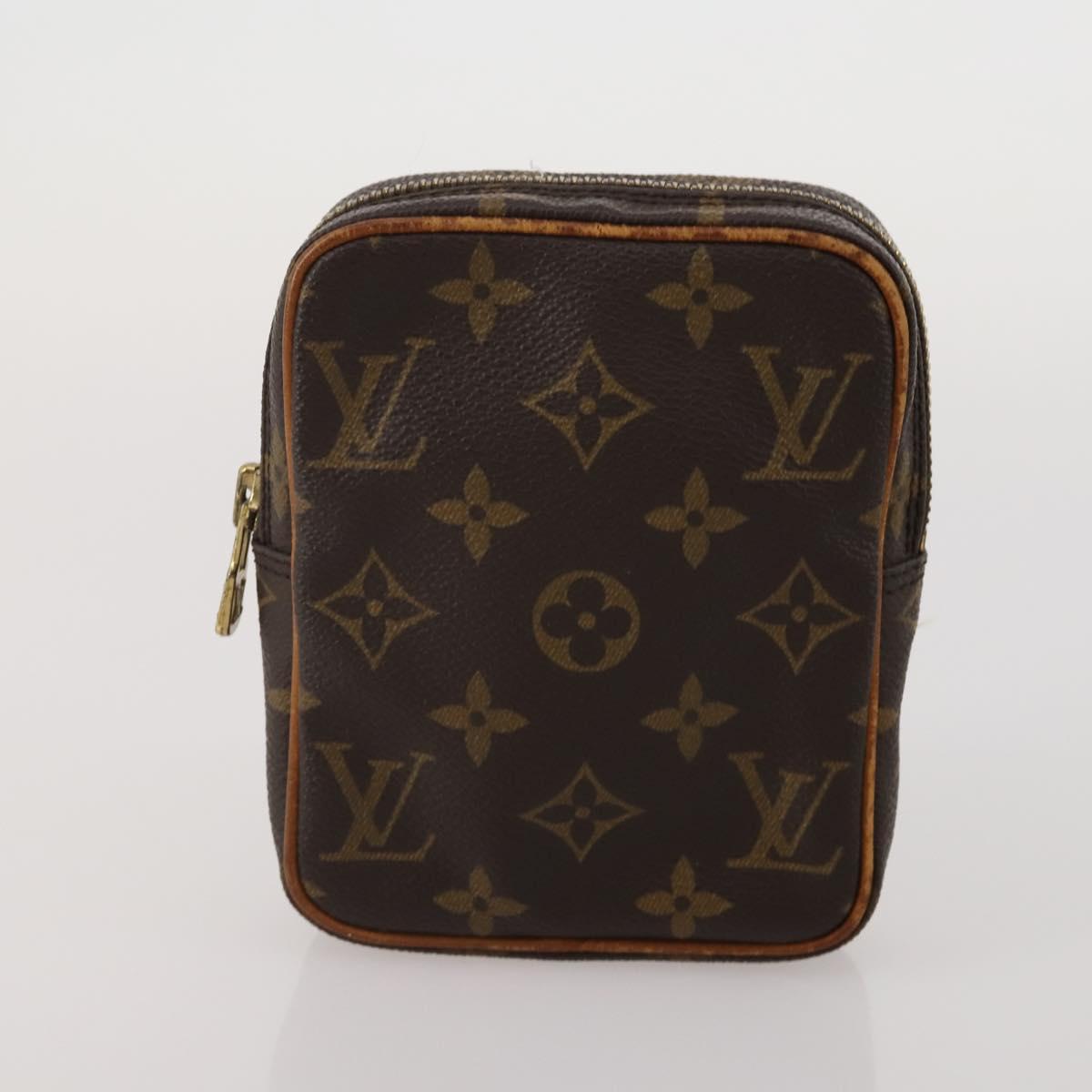LOUIS VUITTON Monogram Pouch 5 Set LV Auth 180971
