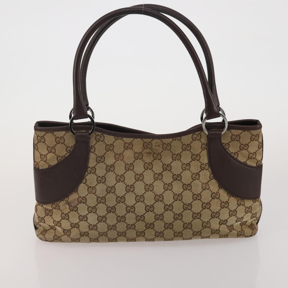 GUCCI GG Canvas Web Sherry Line Shoulder Bag 3 Set Beige Navy Auth 180976