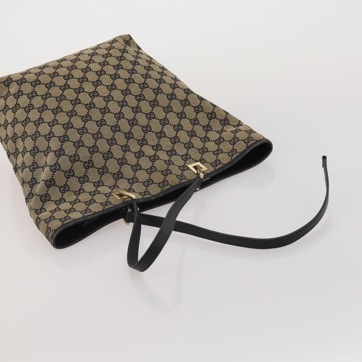 GUCCI GG Canvas Web Sherry Line Shoulder Bag 3 Set Beige Navy Auth 180976